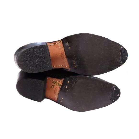 Palomino 2 Tone Brown Leather Mens 6.5D Western Boots EUC - Picture 12 of 12